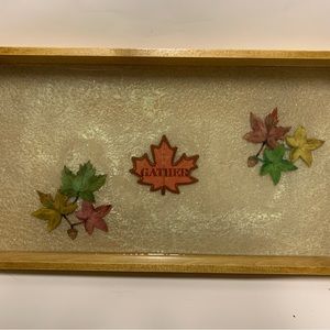 Resin multi use tray